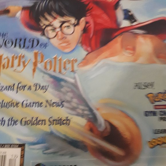 Harry Potter Tattoo Top Deck Magazine Vol. 2 Iss. 11 w/, Pokemon, MTG Booster - Picture 3 of 5